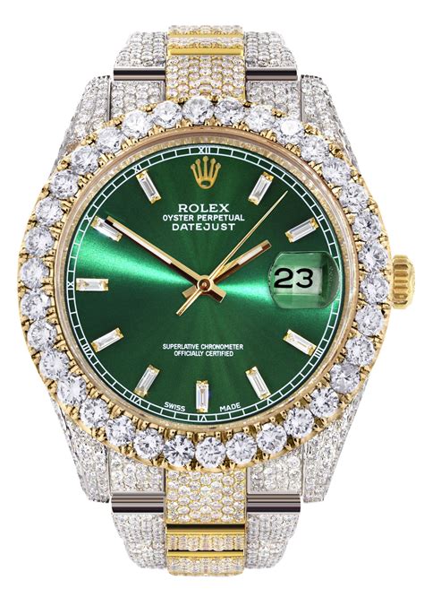 ice out rolex replica de|rolex datejust 41 iced out.